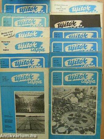 Újítók lapja 1974, 1976-1981. (vegyes számok 44 db)