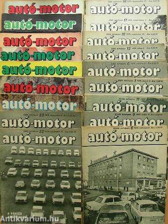 Autó-Motor 1975-1977. (vegyes számok 41 db)