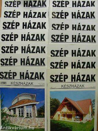 Szép Házak 1995, 1996, 1999-2002. (vegyes számok, 14 db)