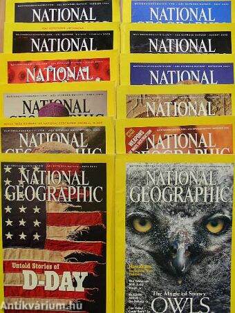 National Geographic January-December 2002.