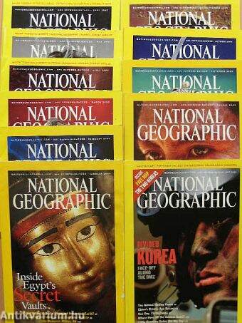 National Geographic January-December 2003.