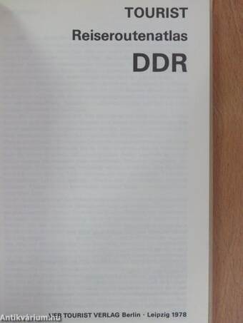 Reiseroutenatlas DDR