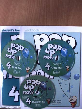 Pop Up Now 4 - Student's Book/Workbook - 3 db CD-vel