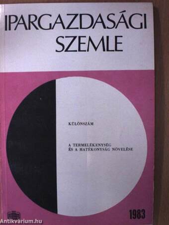 Ipargazdasági Szemle 1983. különszám