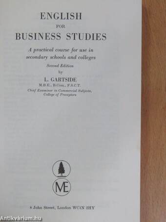 English for Business Studies