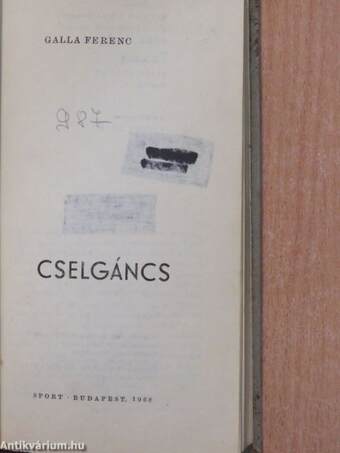 Cselgáncs (aláírt példány)