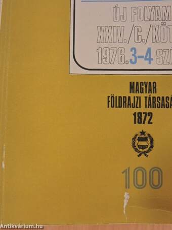 Földrajzi Közlemények 1976/3-4.