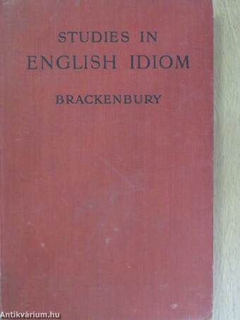 Studies in English Idiom