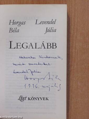 Legalább (dedikált példány)