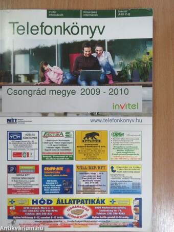 Telefonkönyv - Csongrád megye 2009-2010/Arany oldalak - Csongrád megye 2009-2010
