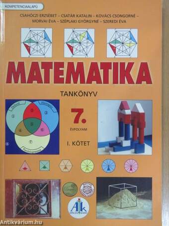 Matematika tankönyv 7/I.