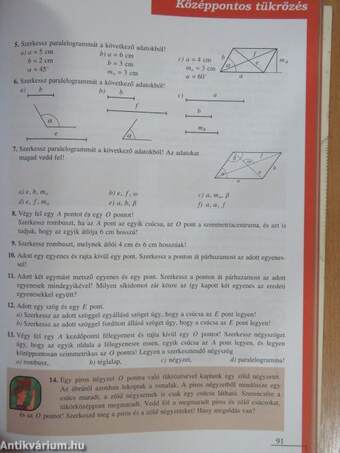 Matematika tankönyv 7/I.