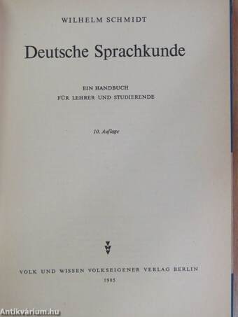 Deutsche Sprachkunde