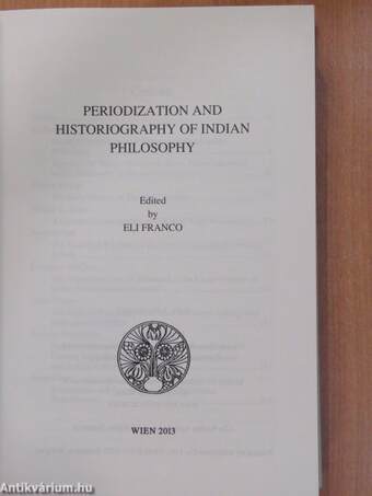 Periodization and historiography of indian philosophy