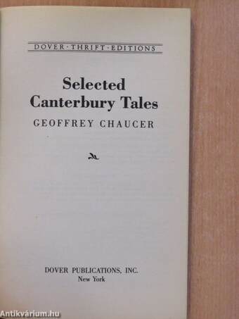 Selected Canterbury Tales