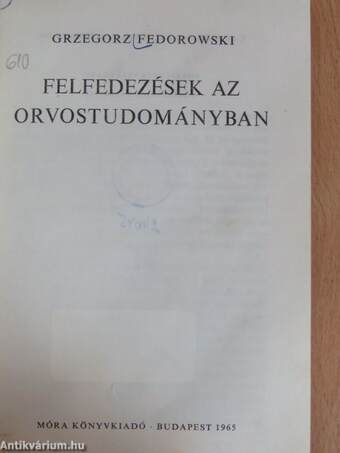 Felfedezések az orvostudományban