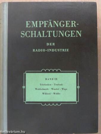 Empfängerschaltungen der Radio-Industrie IX.