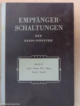 Empfängerschaltungen der Radio-Industrie X.