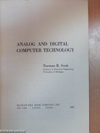 Analog and Digital Computer Technology