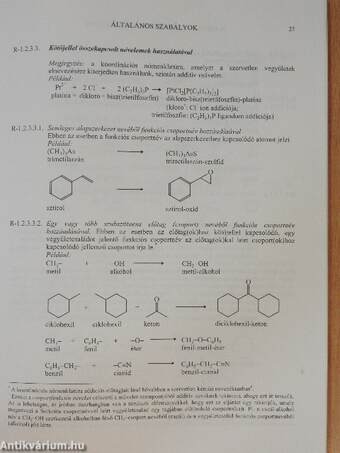 Útmutató a szerves vegyületek IUPAC-nevezéktanához