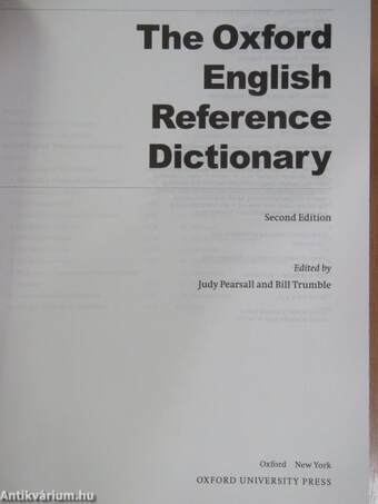 The Oxford English Reference Dictionary