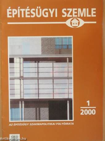Építésügyi Szemle 2000/1.