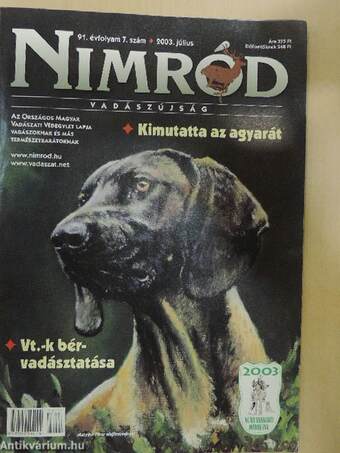 Nimród 2003. július