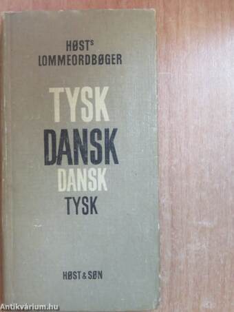 Host's Tysk-Danske og Dansk-Tyske Lommeordbog/Hosts Deutsch-Dänisches und Dänisch-Deutsches Taschenwörterbuch