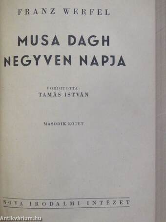 Musa Dagh negyven napja I-II.