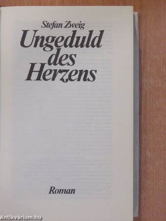 Ungeduld des Herzens