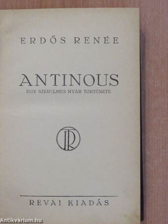 Antinous (aláírt példány)
