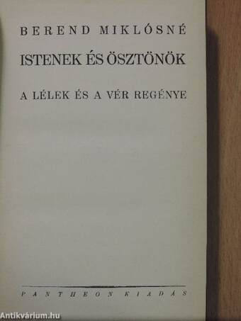 Istenek és ösztönök