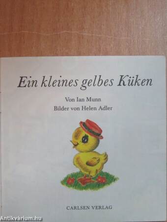 Ein kleines gelbes Küken