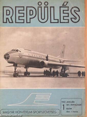 Repülés 1962. január-december