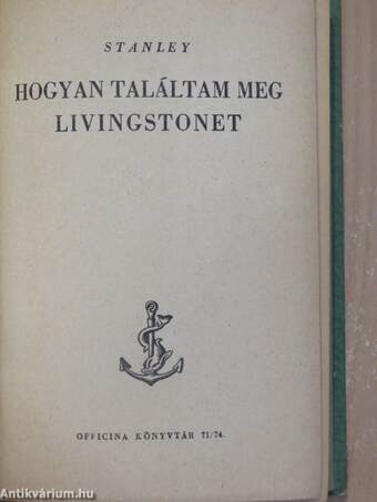 Hogyan találtam meg Livingstonet