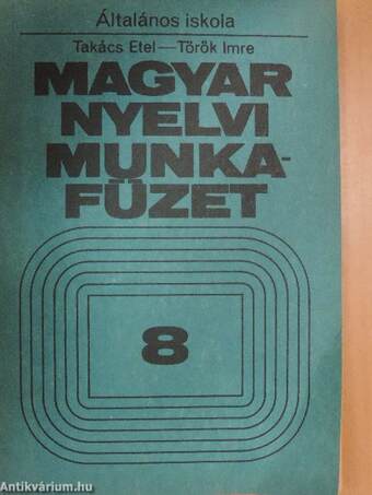 Magyar nyelvi munkafüzet 8.