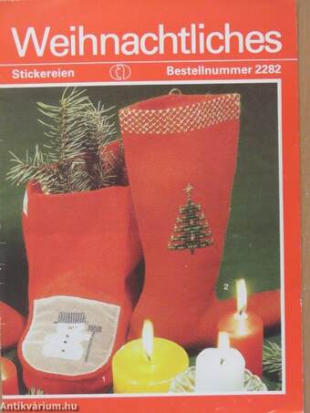 Weihnachtliches Stickereien