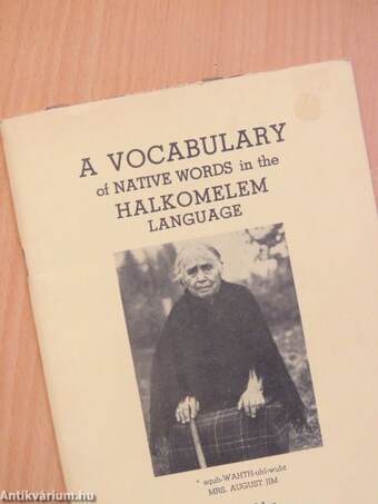 A Vocabulary of Native Words in the Halkomelem Language