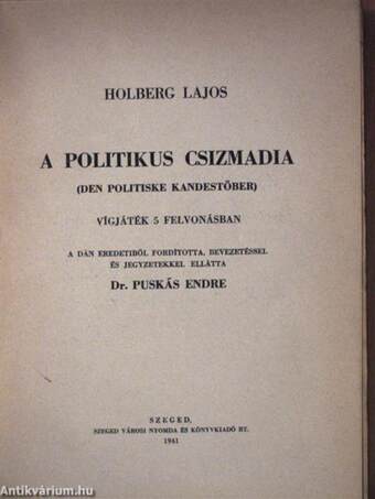 A politikus csizmadia (dedikált példány)