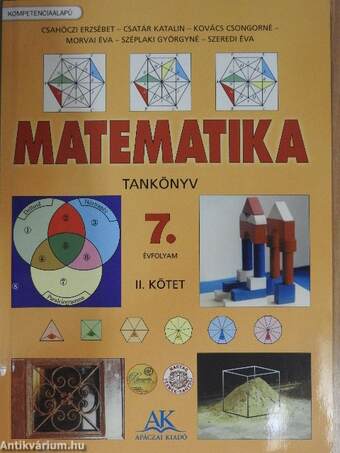 Matematika tankönyv 7/II.
