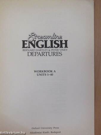 Streamline English Departures - Workbook A