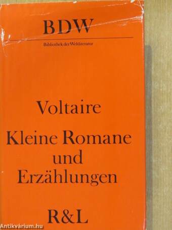 Kleine Romane und Erzählungen