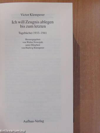 Ich will Zeugnis ablegen bis zum letzten 1-2.