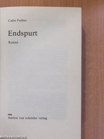 Endspurt