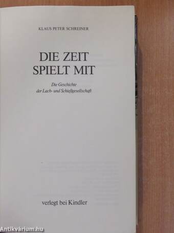 Die Zeit spielt mit