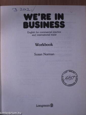 We're in Business - Workbook