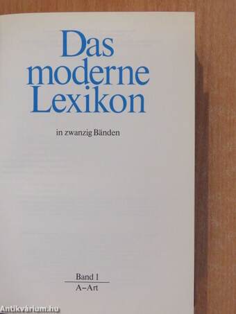 Das moderne Lexikon 1-20.