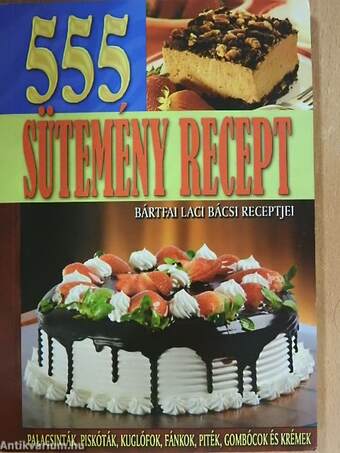 555 sütemény recept