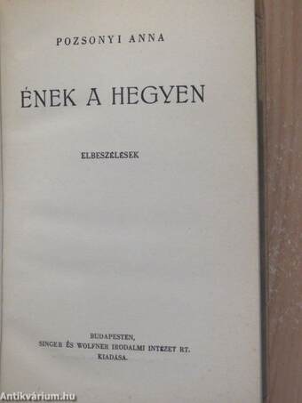 Ének a hegyen