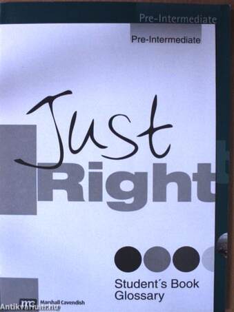 Just Right - Pre-Intermediate - Student's Book